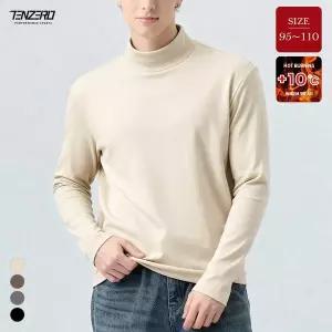 [하프클럽/텐제로]텐제로 남성 겨울 포근한 웜업 반목폴라 니트티셔츠 95-110