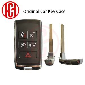 재규어 랜드로버 레인지로버 SUV용 순정형 5버튼 스마트 키 케이스  블레이드 포함 교체용 쉘 하우징