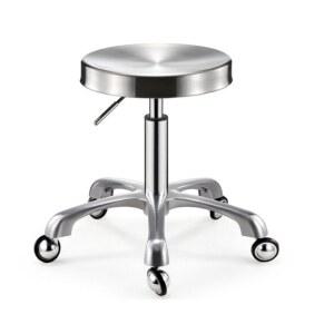 샤크팡 바퀴달린의자 원형 바퀴달린 스테인리스 의자 진찰 카운