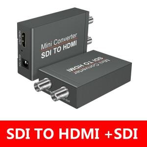 SDI to HDMI 호환 USB 전원  3G HD SD-SDI 비디오 미니 소형 컨버터 어댑터  카메라용 오디오  자동 포맷
