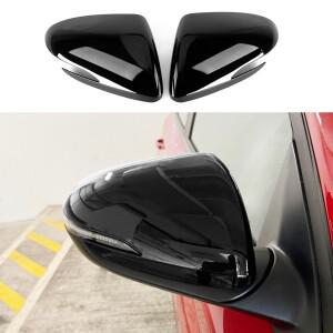 유광 블랙 백미러 커버 ABS 후방 장식 캡 하우징 현대 i30 N - 외장 액세서리