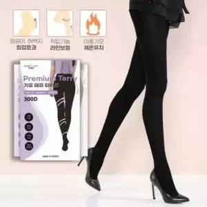 프리미엄 기모 테리 타이즈 300D 스타킹 레깅스 타이즈 기모타이즈 기모스타킹