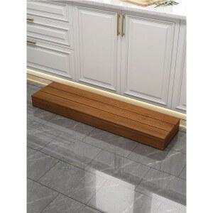 방부목 발디딤대 야외 계단 발판 발코니 스 색상 디딤대 40x30x10 목재