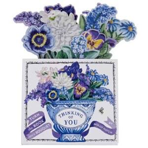 북부케 입체 플라워 조화 인테리어 팝업북