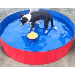 강아 영장 애견 풀장 레드 가정용 셀프목욕 120x30cm 욕조