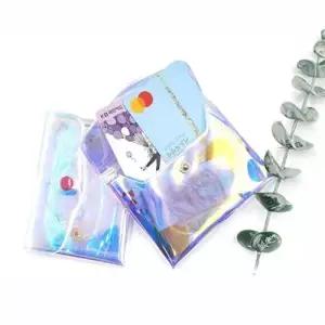 투명 파우치 홀로그램 동전지갑 WF6B2E7