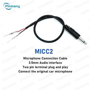 자동차 라디오 마이크 케이블 어댑터 MICC2 안드로이드 헤드 유닛 와이어 하네스 플러그 소켓 커넥터 현대