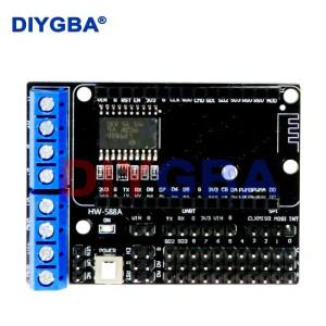 ESP-12E 듀얼 고전력 H-브리지 모듈 무선 와이파이 NodeMcu 모터 드라이버 실드 보드 V3 CP2102 ESP8266 용