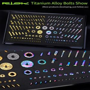 RIsk호환M7000 자전거 티타늄 나사 키트 가변 속도 오일 디스크 브레이크 세트 TC4 스틸