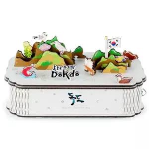 독도 LOM355Z2 회전 영공방 우드 오르골 오르골만들기 DIY YM98