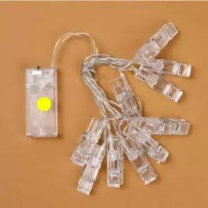 10구 UIE549S6 LED 집게 전구(1.5M) 웜색 크리스마스LED 크리스마스조명