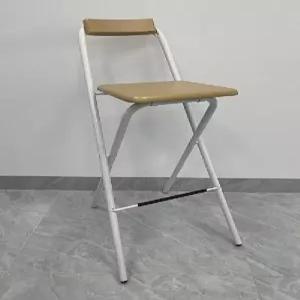 접이식  의자 등받이 75cm 아일랜드 홈바 카페 주방 높은 식탁바체어 바스툴 간이 휴대용