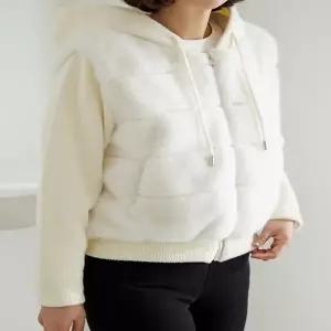 김여사 (겨울신상) 포그니 퍼 후드 가디건 5VC511317