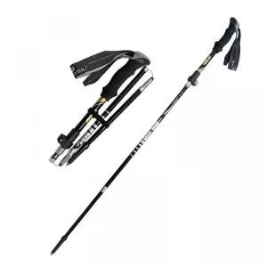 블랙 접이식 입문용 카본 등산스틱 (WFHJL2F)