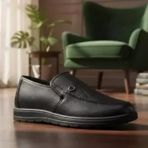 [신세계라이브쇼핑][옷자락] 남성 기모 안감 따뜻한 엠보싱 캐주얼 로퍼