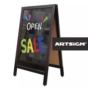 A자 대형 입간판 광고판 블랙보드 안내판 이젤보드 보 (KYR-WFH2QHP)