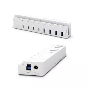 아이피타임 8포트 USB 허브 파워1포트 USB3.0 7포트