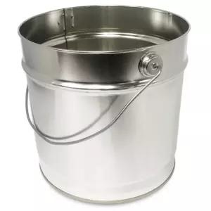 페인트 깡통 공캔 양철통 페인트통 4L 빈통 공깡 사이깡 소분통 조색통 틴케이스 인테리어 소품 휴지통 보