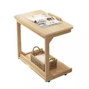 원목 바퀴 이동식 우드 서빙 거실 왜건 웨건 트레이 이동식카트 카트