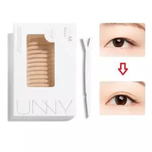 눈꺼풀 도구 UNNY 눈꺼풀 테이프 스티커 투명 쌍꺼풀 테이프 스트립 셀프 접착 자연스러운 더 큰 눈 쌍꺼풀