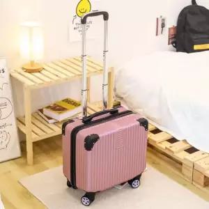 여행 하드 캐리어 20인치 핑크 출장 소형 트렁크 작은