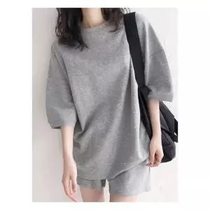 잠옷 VOOY 반팔티 잠옷 여성반바지 운동복 반바지 여성의류쇼핑몰 바캉스룩 빅사이즈쇼핑몰