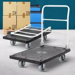 검정사각대차베이직국산인라인특대 구르마 카트기 핸드트럭