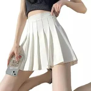 A라인플리츠치마 여자 A라인 플리츠 캐주얼 테니스 스커트 속바지내장