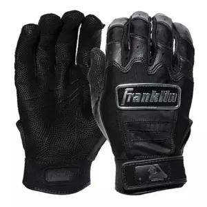 프랭클린 C깔끔한FX 크롬 야구 양손 배팅장갑 블랙 선수용