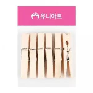 유니아트 나무집게 특대 원목 개(1개입) (WFKGMQQ)