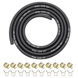 가와사키 콜러 오토바이용 트랙터 미니 ATV 20개 ID 카트 연료 자전거 잔디깎이 클램프가 호스 라인 장착된 6피트 골프 1/8인치 소형 엔진