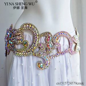 댄스소품 밸리소품 벨리 여성 체인 소품 공연 허리 댄스웨어 인도 벨트 밸리 다이아몬드 댄스 악세사리 무대