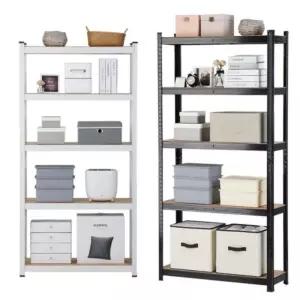 주방 거실 5단 조립식 무볼트 900x400x1800mm 철재 선반 철제 베란다