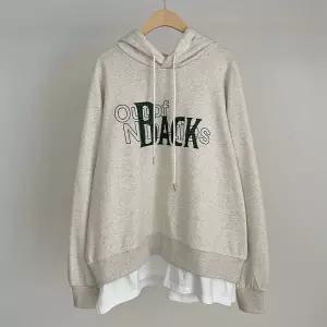 백아웃레이어드후드티 SMQ695M403 빅사이즈 사이즈에서 자유로운 그녀~