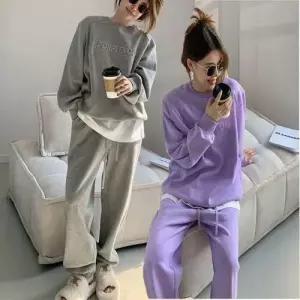 맨투맨 데일리 세트 여자 조거팬츠 트레이닝복 기모 WFLOZU9