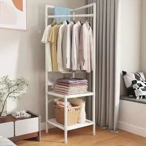 조립식 코너 행거 스탠드옷걸이 수납 선반 행거 WFLPS6N
