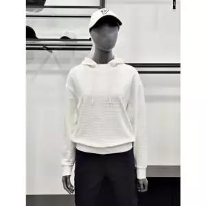 볼빅 여성 후드 우븐 포인트 티셔츠 VLTSP903_OW