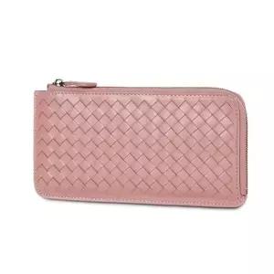 가죽 슬림 장지갑 위빙 선물 지퍼 지갑 6핑크 (WFKIT0K)