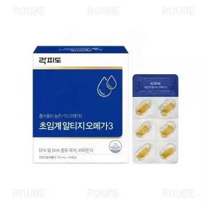 대상웰라이프 락피도 초임계 알티지 오메가3 730mg 60캡슐, 1개