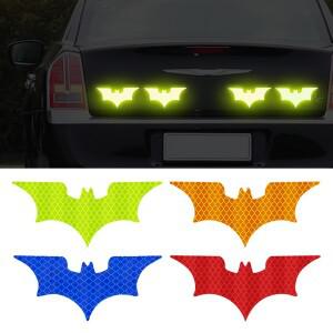 3Pcs 자동차 반사 스티커 테이프 경고 밤 맥세이프   장식 바이크 오토바이 헬멧 데칼