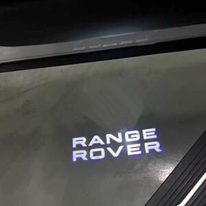 레인지로버 스포츠 2002-년식 차량용 LED 도어 웰컴 고스트 섀도우 전구 액세서리 2개