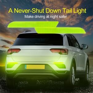 범용 자동차 반사 스티커 범퍼 차체 바이크 오토바이 안티 충돌 야간 경고 액세서리