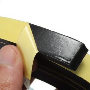 10M 1-5mm 두께의 드래프트 익스클루더 충돌 방지 웨더 스트리핑 폼 스펀지 테이프 EVA 고무 씰 스트립