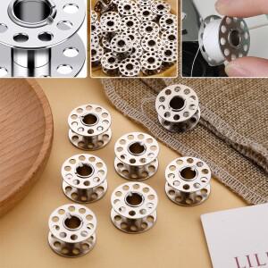 IMAZY 12/24개 메탈 보빈 재봉틀용 Sa156 클래스 15 브라더 싱어 가정용 기계 도구 액세서리