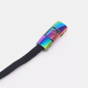 무매듭 원터치 매듭없는 스프링 마감 조이개 버클 캡 간편 FWFKM0F616