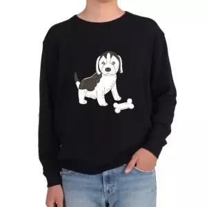 기모맨투맨 강아지 뼈다귀 꼬마강아지그림 다양한색상 전사이즈 (WFKIX6L)