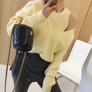 커버 라운드 골지 니트조끼 브이넥 루즈핏 니트 홀터넥 투피스세트 (6color)