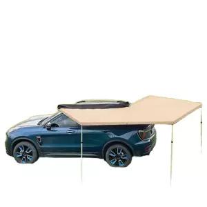 270도 자동차 어닝 그늘막 야외 햇빛 부채꼴 타프 캠핑 텐트 방수 자외선 차