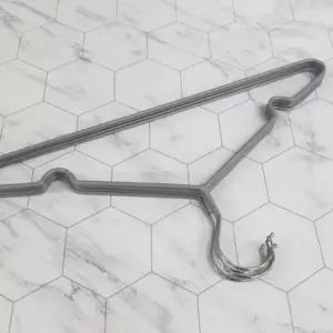 논슬립 옷걸이 5P 회색 드레스룸 상의 정리용 코팅 (WFKIQFI)