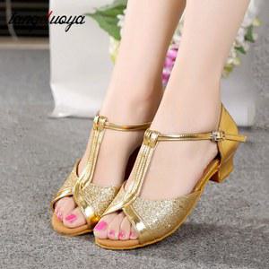 여성 라틴 스포츠 댄스화 라인 댄스 신발 재즈 댄싱 살사 탱고 연습 샌들